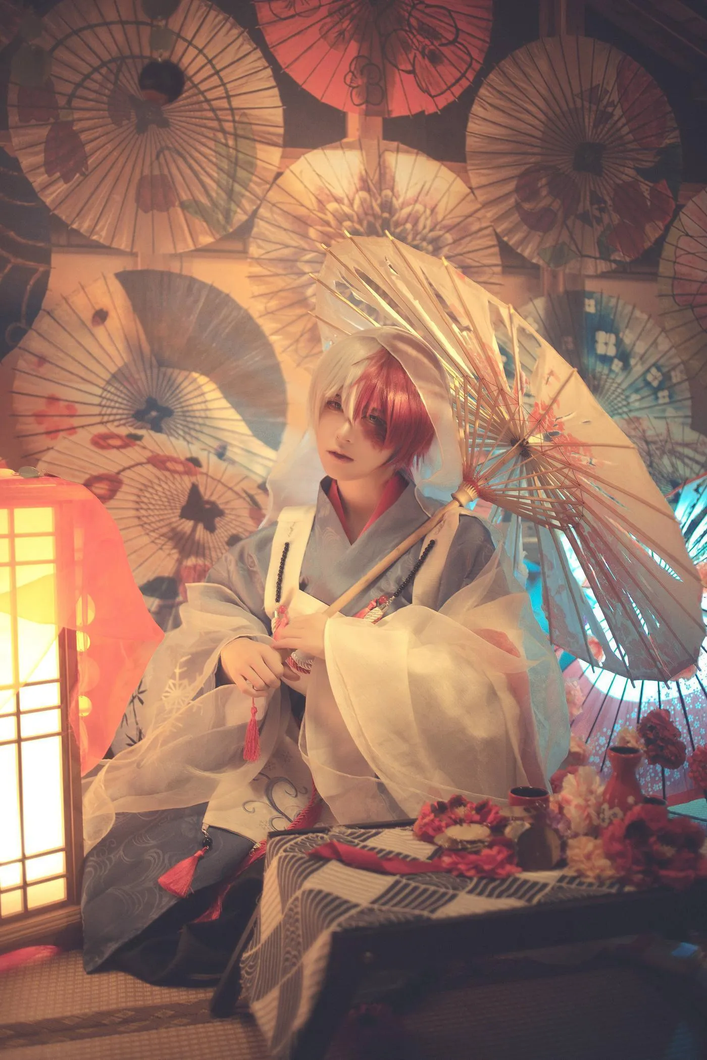 渊秧 – NO.12 我的英雄学院 轰焦冻-花祭和服cos [10P]插图9